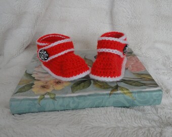 Baby slippers, baby booties (booties ONLY)