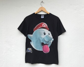 Super Mario Galaxy Vintage Video Game Tshirt