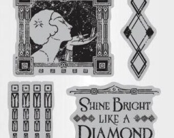 Graphic 45 Vintage Hollywood Stamps 2, SC007703