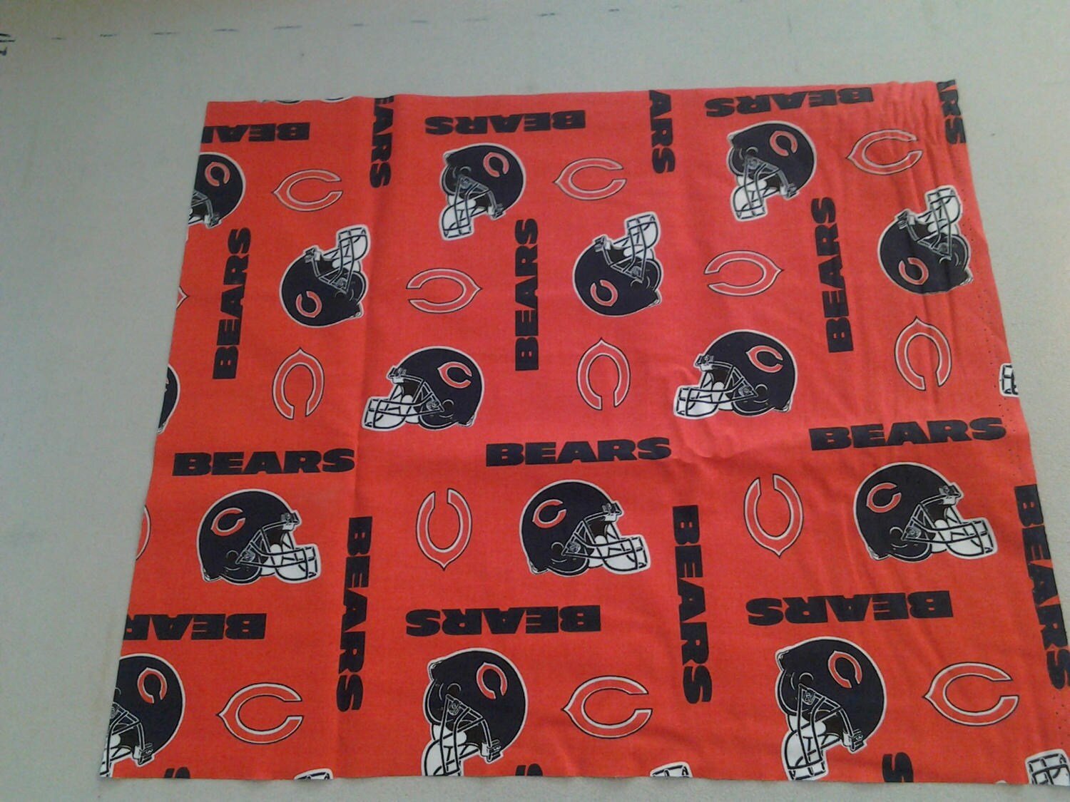 cotton fabric of the Chicago Bears 250162 from pillowman1 