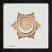 Sacral Chakra Nodes Prana Points DIY Plastic Stencil Acrylic Mylar Reusable, Item 165496