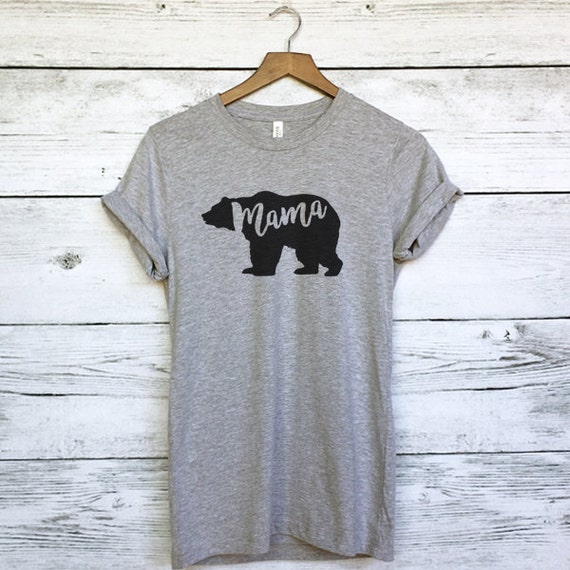 Mama Bear T Shirt For Women Mama Bear Shirt Momma Bear