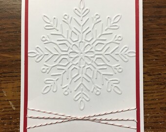 Snowflake Christmas Card
