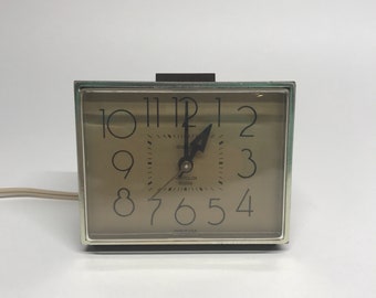Vintage Westclox Dialite Drowse Analogue Alarm Clock Dunmar model 22194