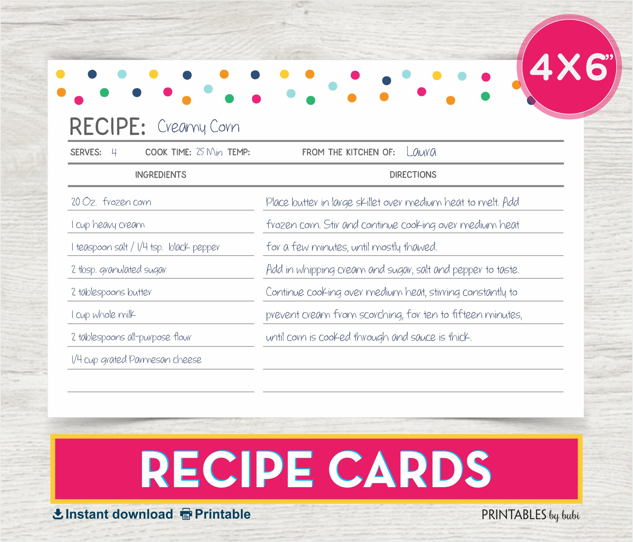 It's just a photo of Versatile Free Printable Recipe Cards 4x6 It's just a photo of Versatile Free Printable Recipe Cards 4x6