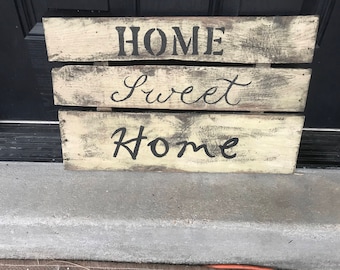 Home Sweet Home Rustic Pallet