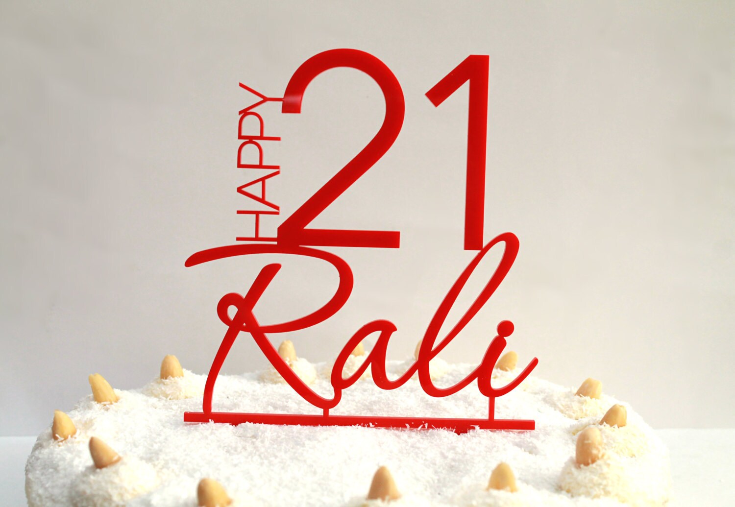 Happy 21st Birthday Cake Topper 21st birthday party