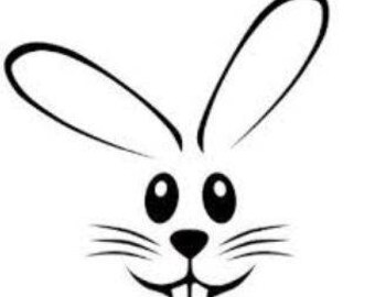 Easter Bunny SVG- Cut File for Cricut- Bunny Face