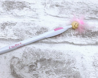 Funky Pen - If You Bite It , Write It. - Black Ink - PINK