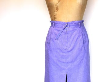 Vintage Sz UK12 Pencil Skirt, 80s Skirt, 1980s Skirt, NZ Vintage, New Zealand Vintage, High Waisted Skirt, 1950s Retro Wiggle