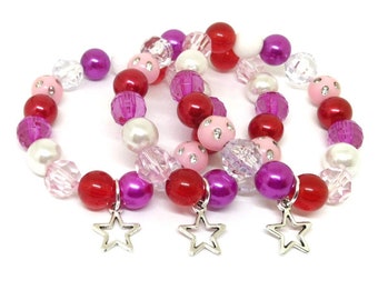 American Girl party favors bracelets - Now in organza bags