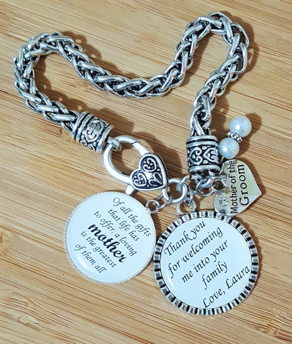 Mother of the Groom Gift Mother of the Groom Bracelet Wedding Gifts for Mother in Law Mother in Law Bracelet Mother in Law Gift