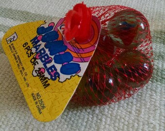 Jumbo Marbles Sealed in Original Netting