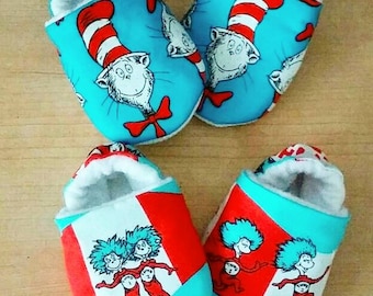 Cat in the Hat inspired Baby/Kid shoes