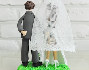 Wedding Cake Topper - Custom Cake Topper - Sensual Theme Topper - Funny Cake Topper - Custom Wedding Cake Topper