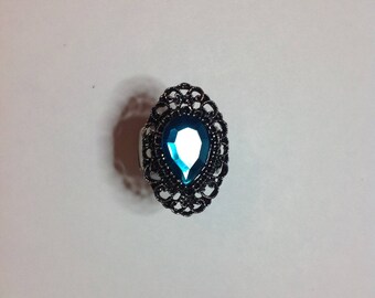 CLEAR TURQUOISE RING