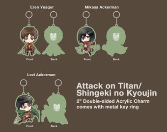 Attack on Titan Acrylic Charms