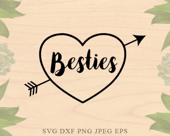 Download Besties svg Best friends SVG BFF svg Friendship svg Valentine