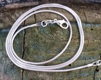 Several lengths, 925 Silver snake chain