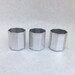 Votive Candle Molds 3 Octagon NEW Seamless Aluminum Candles