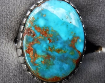 ROYSTON TURQUOISE MEN'S Ring #1135-tb