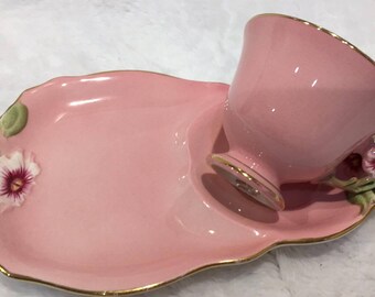 Royal winton flower handle snack/tennis set