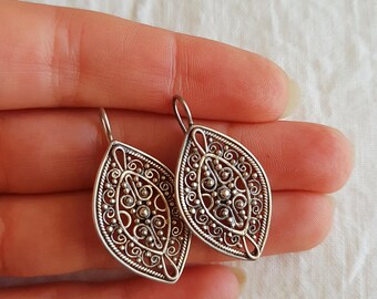 Mandala Shield Earrings