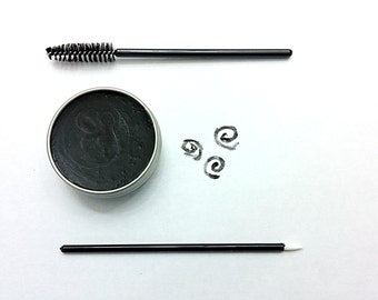 Black Vegan Zero Waste Cake Mascara / Eyeliner