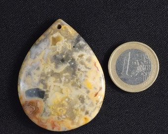 Crazy Lace Agate pendant stone (EA39)