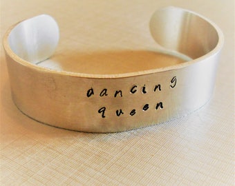Aluminium stamped cuff