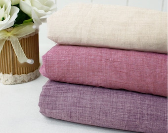 Soft Cotton Gauze - Peach, Purple or Violet - 59" Wide - By the Yard 72770