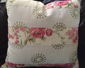Colorblock pillow cover 18x18in