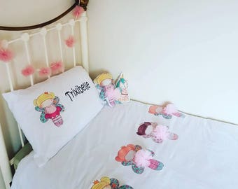 fairy bed set personalised