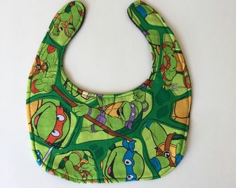 Ninja Turtles|Character bib| baby bib |toddler bib| baby gift | baby gift idea|baby|bib|