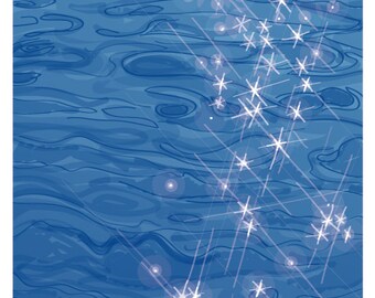 the Sun can shine in the water/light is light whenever you find it