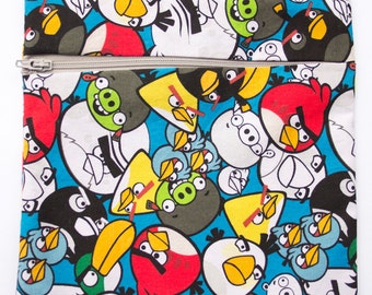angry birds reusable sandwich or snack bag