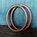 Antique Vintage Oval Wooden Frames // Rustic Photo Frames // Farmhouse Cottage Shabby Chic Decor
