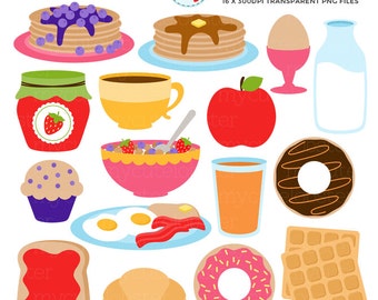 Waffles Clipart Set breakfast food waffle clip art syrup