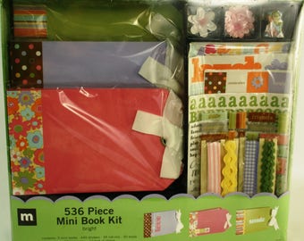 536 Piece Mini Scrapbook Kit (Includes 3 Mini Scrapbooks)