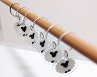 Breaking BAAAAAAD - Set of 6 Knitting or Crochet Stitchmarkers