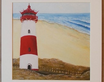 Lighthouse Beach - Set of 3 art Prints