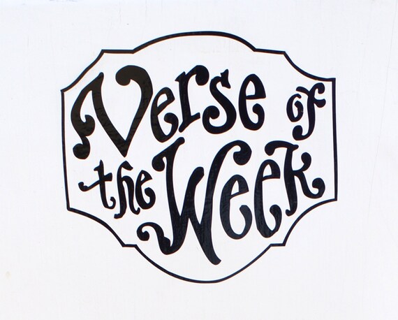 diy verse of the week black vinyl lettering scripture