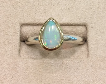 Pear Shaped Opal Ring
