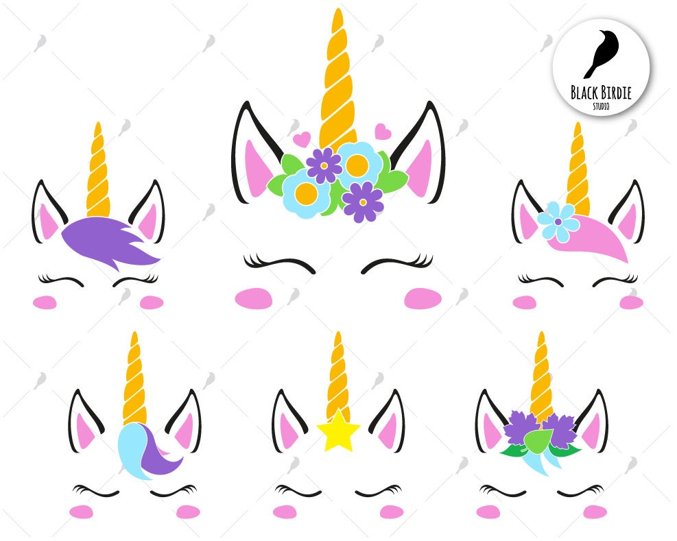 Download Unicorn svg file for cricut unicorn clipart unicorn face