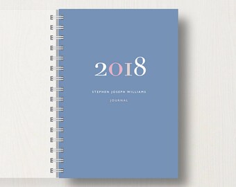 Personalised 2018 Journal or Notebook