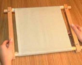 Tapestry Frame , 9 x 9 inch rollers and side bars, sewing frame, tapestry frame, needlecraft frame, embroidery frame