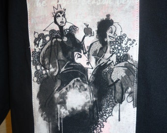 Disney Villains: Maleficent, Cruella De Ville and the Queen size large shirt