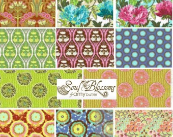 Soul Blossoms by Amy Butler - Fat quarter bundle of 11