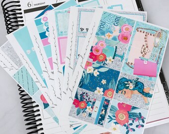 Ethereal Glow Sticker Kit (Glam Planner Stickers for Erin Condren Life Planner)
