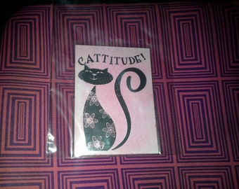 Cat Aceo art card